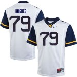 Men's West Virginia Mountaineers NCAA #79 John Hughes White Authentic Nike Stitched College Football Jersey KP15O26OH